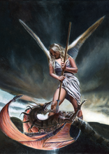 Load image into Gallery viewer, "Angel Versus Beast" by Costel Duval